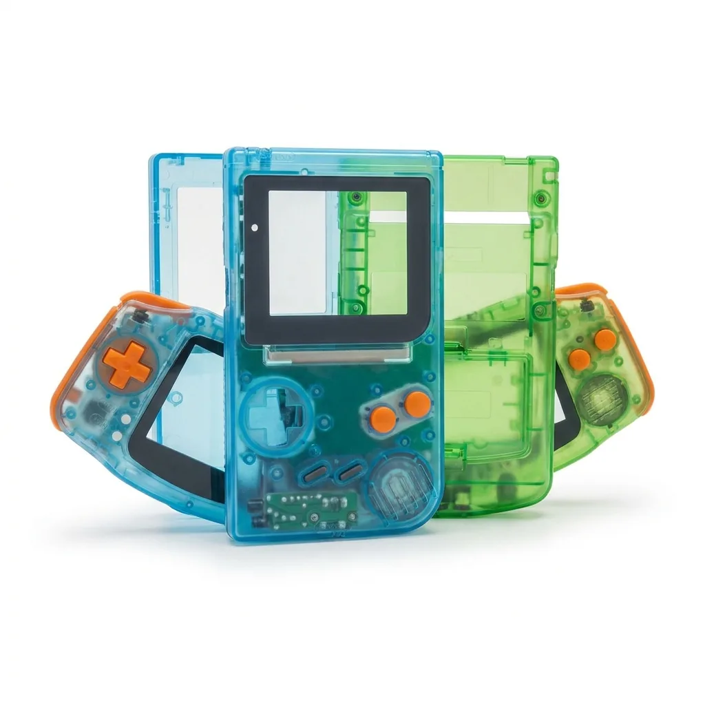 Coque transparente Game Boy Color (photo d'illustration)