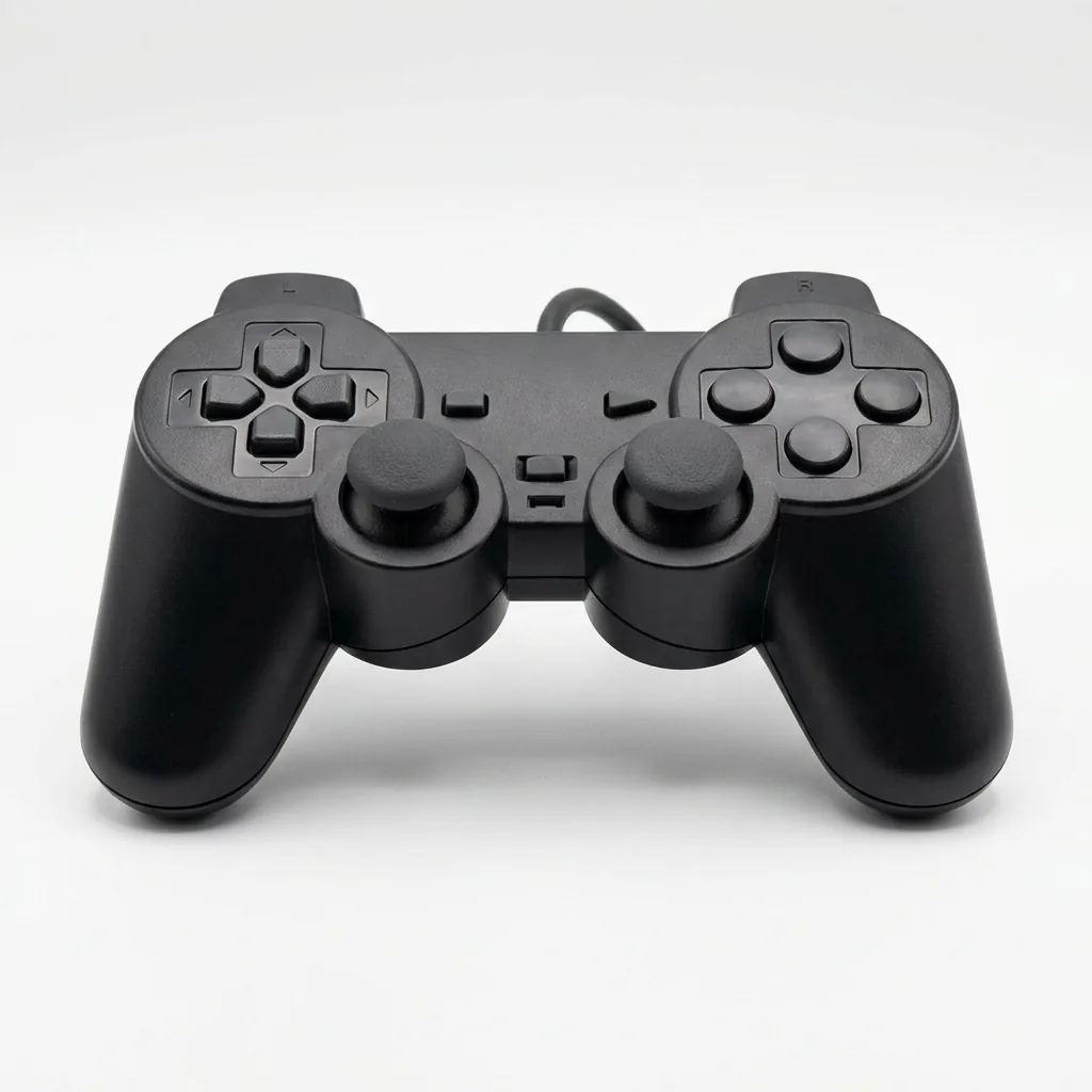 Manette PS2 DualShock 2 (photo d'illustration)