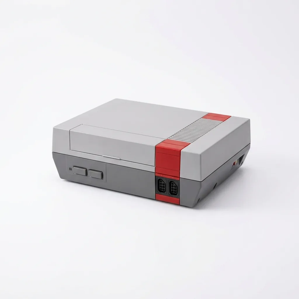 Nintendo NES + manette (photo d'illustration)