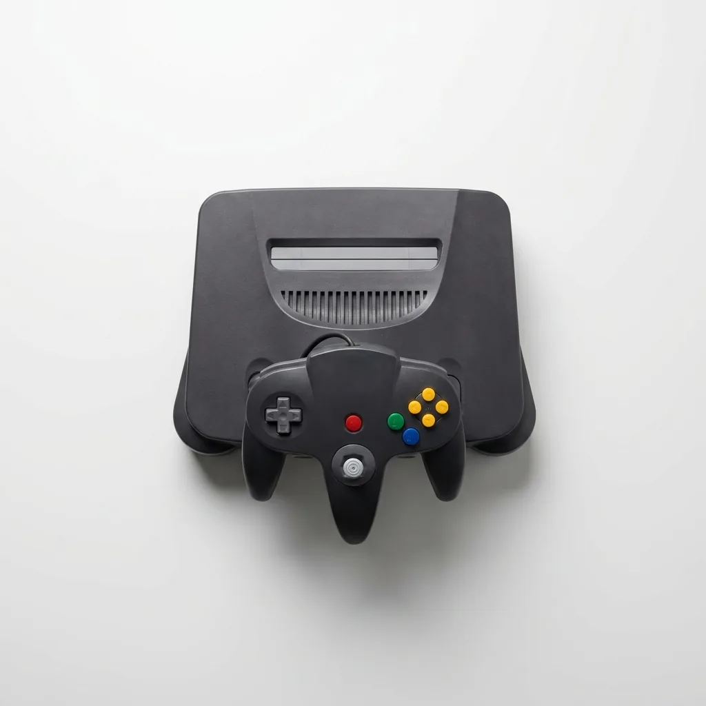 Nintendo 64 + manette d'origine (photo d'illustration)
